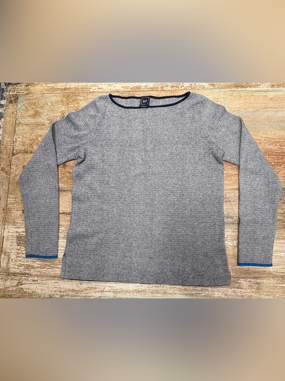 GAP Women’s Light Gray Boatneck Sweater